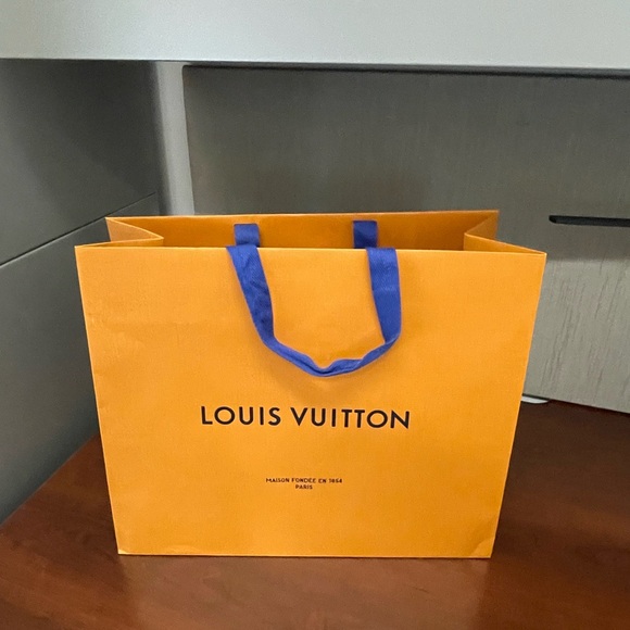 Louis Vuitton Orange Shopping Bags Set - Picture 2 of 8